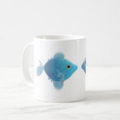 Mug poissons bleus (Devant gauche)