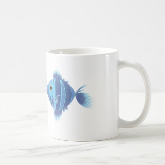 Mug poissons bleus (Droite)