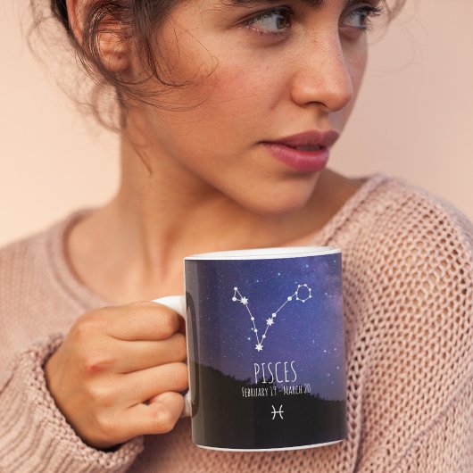 Mug Poissons | Constellation Zodiaque personnalisée