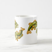 Mug poissons de basse de bande dessinée (Centre)