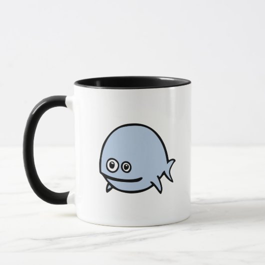 Mug Poissons de FreeDos - bleu (Gauche)