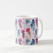 Mug Poissons de gelée colorée (Devant droit)