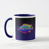 Mug Poissons de Jésus avec l'arrière - plan (Gauche)