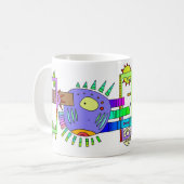 Mug poissons de l'espace (Devant gauche)