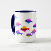 Mug Poissons de natation (Devant gauche)