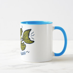 Mug Poissons de secours avec la lumière bleue