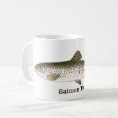 Mug Poissons de truite saumonée (Devant gauche)