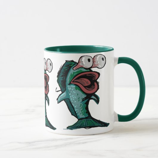 Mug Poissons effrayés (Droite)