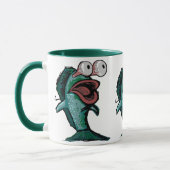 Mug Poissons effrayés (Gauche)