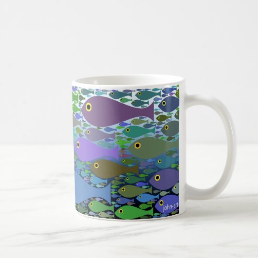 Mug poissons en mer (Droite)