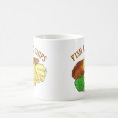 Mug Poissons et chips Pois moisis British Pub Fare UK  (Centre)