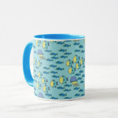 Mug Poissons heureux (Devant gauche)