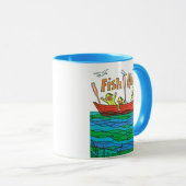 Mug Poissons oh ! (Devant droit)