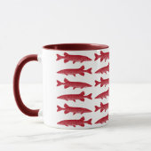 Mug Poissons rouges de Muskie (Gauche)