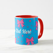 Mug Poitrine rose esthétique personnalisée (Devant droit)