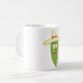 Mug Poivre au chili vert souriant (Devant gauche)