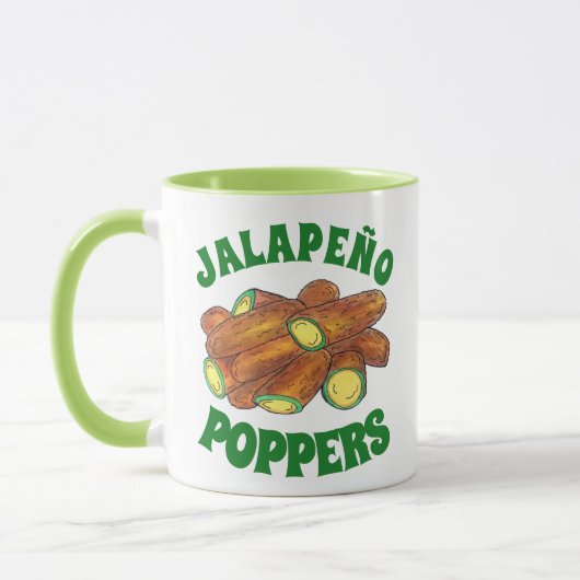 Mug Poivron de Jalapeño frit vert Jalapeno chaud poivr (Gauche)