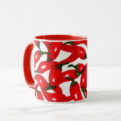 Mug Poivrons Rouge Chaud Épicé (Devant gauche)