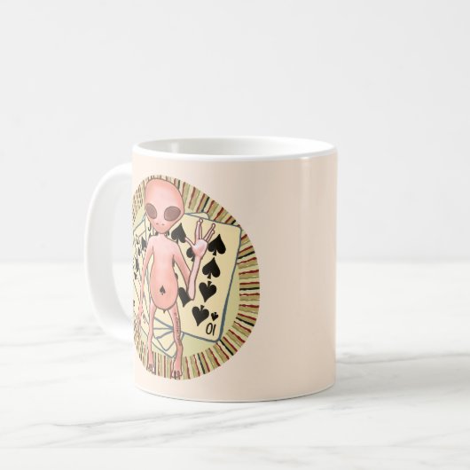 Mug Poker Alien (Devant gauche)