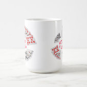 Mug Poker Hands - Royal Flush personnalisable (Centre)