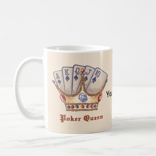 Mug Poker Queen (Gauche)