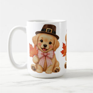 Mug Pola à l'aquarelle chiot Retriever doré