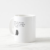 Mug Police à vélo (Devant gauche)