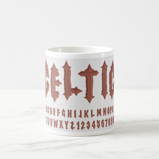 Mug Police alphabétique celtique
