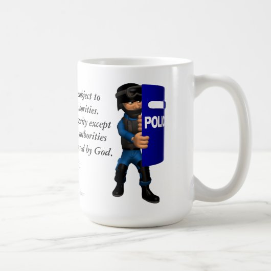 Mug Police chrétienne (Droite)