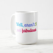 Mug Police Cool Multicolore et Citation Impertinente (Devant gauche)