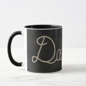 Mug Police de corde papa en noir (Gauche)