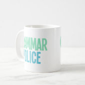 Mug Police de grammaire (Devant gauche)