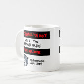 Mug Police de grammaire (Devant gauche)