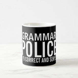Mug Police De Grammaire Pour Corriger Et Servir