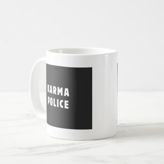 Mug Police de karma (Devant gauche)