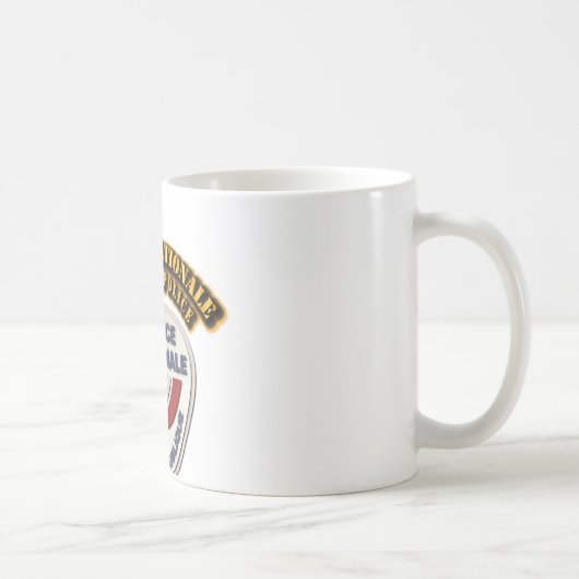 Mug Police de Nationale France de police avec le texte (Droite)