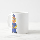 Mug Police de Pachycéphalosaure. (Devant gauche)