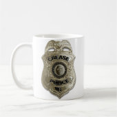 Mug Police de pli (gardien de but d'hockey) (Gauche)