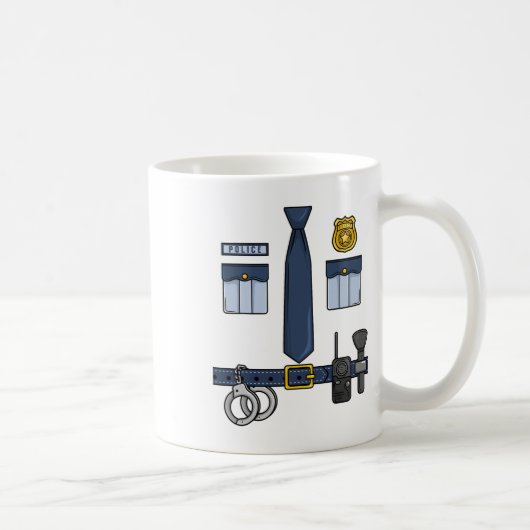 Mug Police d'Halloween (Droite)