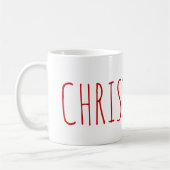 Mug Police mince Cute Nom Long Réunion (Gauche)