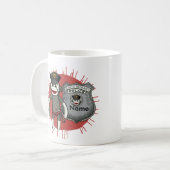 Mug Police Singe Chaussette (Devant gauche)