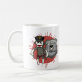 Mug Police Singe Chaussette (Gauche)