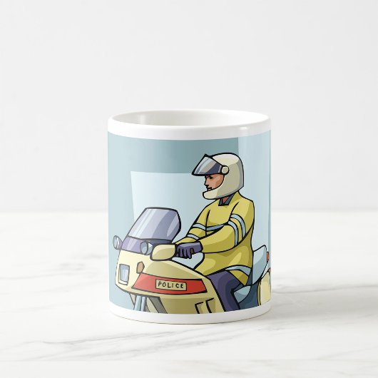 Mug Police Sur Une Musique De Moto