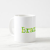 Mug Police verte et jaune du Brésil (Devant gauche)
