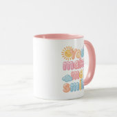 Mug Police "Vous Me Faites Sourire" Bubble Font (Devant droit)