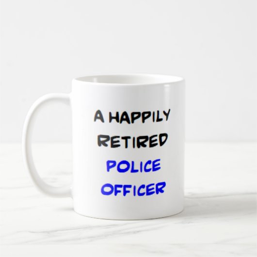 Mug policier à la retraite (Gauche)