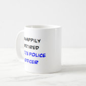 Mug policier d'état à la retraite (Devant gauche)