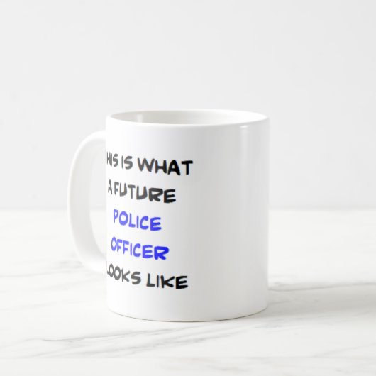 Mug policier, futur (Devant gauche)