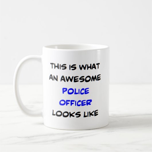 Mug policier, génial (Gauche)