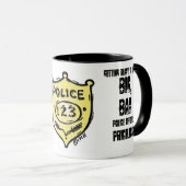 Mug Policier inestimable (Devant droit)